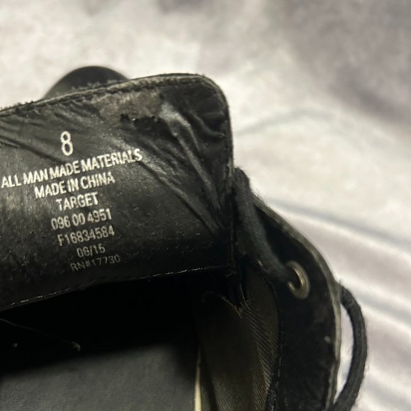 Chunky Mossimo Pantent Leather Oxfords - Picture 6 of 6